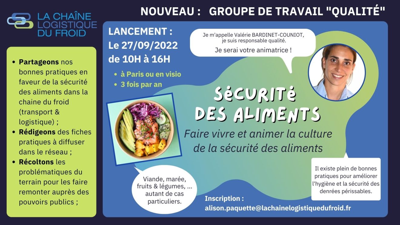 NOUVEAU GROUPE DE TRAVAIL : QUALITE