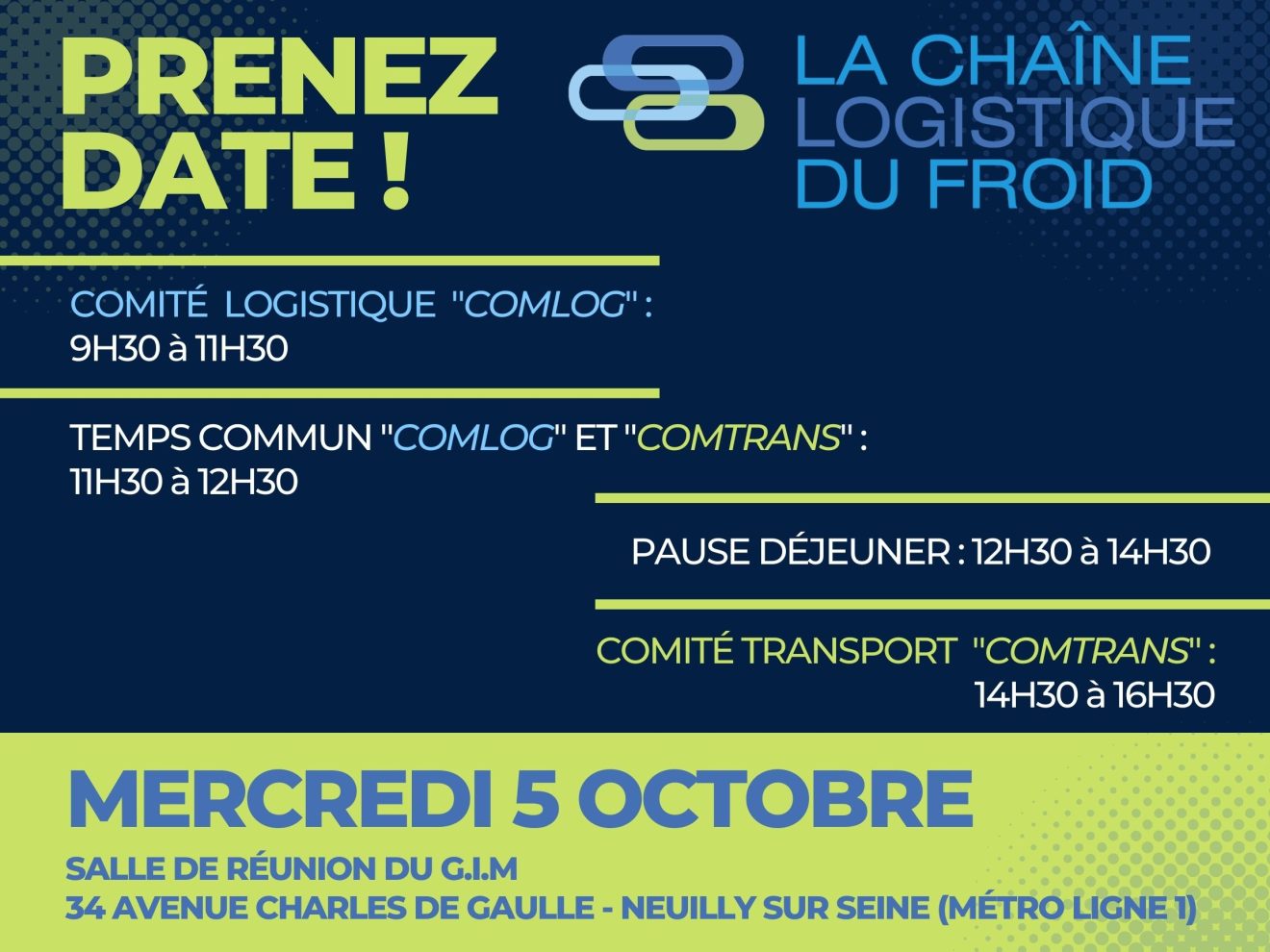 Réunion des Comités Transport et Logistique le 5 octobre 2022