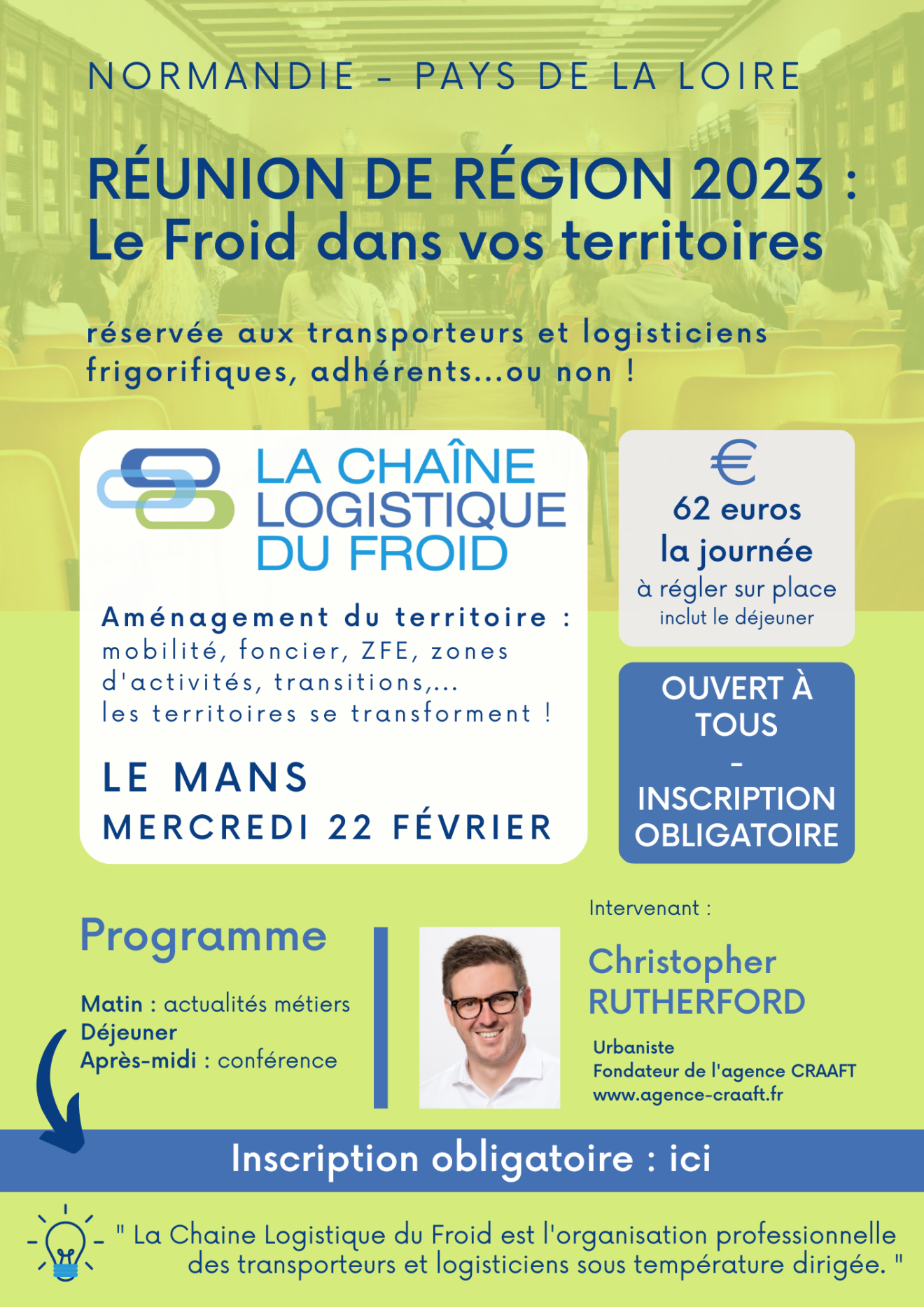 Réunion de région : NORMANDIE PAYS DE LA LOIRE le 22 février 2023