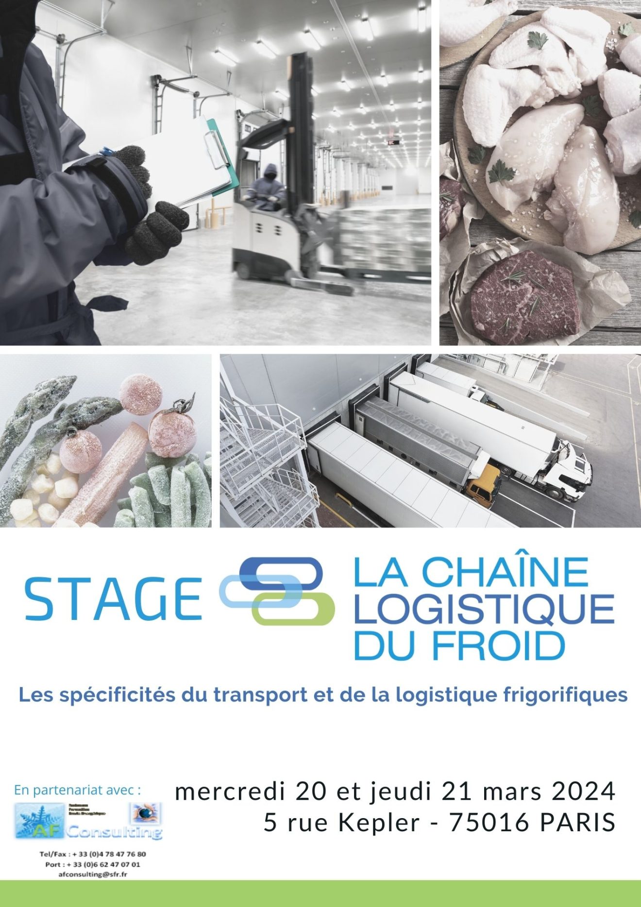 Stage de Formation aux spécificités des métiers du transport et de la logistique frigorifiques- 20 & 21 mars 2024